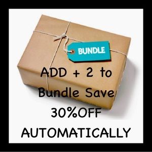 30% OFF SALE ADD + TO BUNDLE YOUR LIKES SAVE ON ANY ORDER OF 2 + AUTOMATICALLY